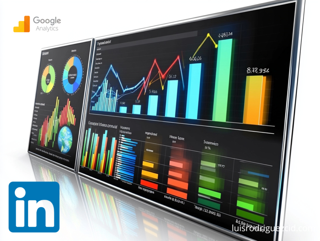 No sé si te has fijado, pero Google Analytics (GA4) diferencia en sus informes de